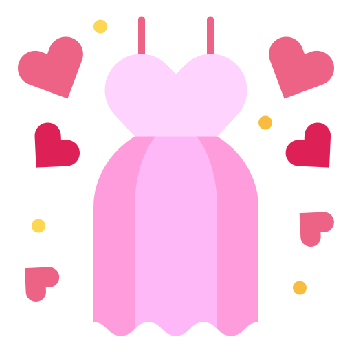 vestido de novia icono gratis