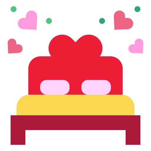 cama matrimonial icono gratis