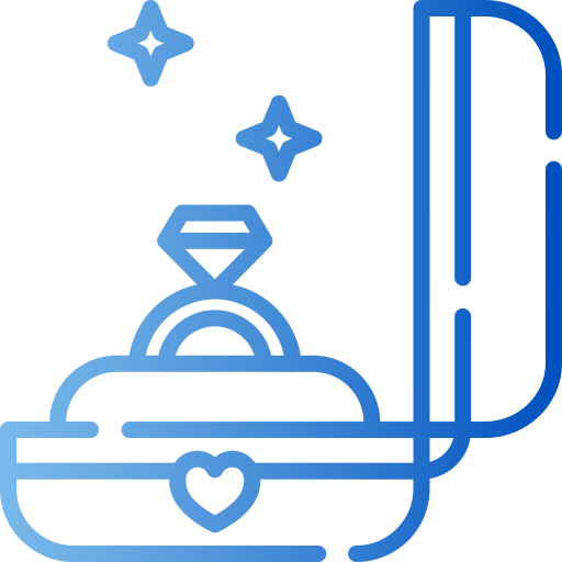 anillo de bodas icono gratis