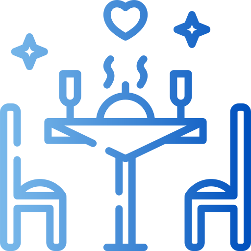 공식 만찬 무료 아이콘