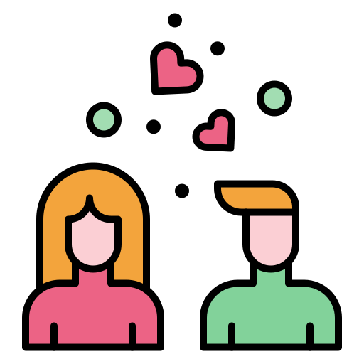 Couple Generic Outline Color icon