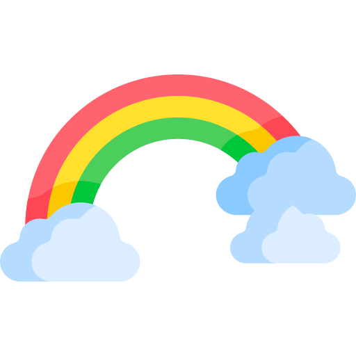 arco iris icono gratis