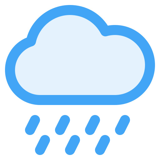 lluvia pesada icono gratis