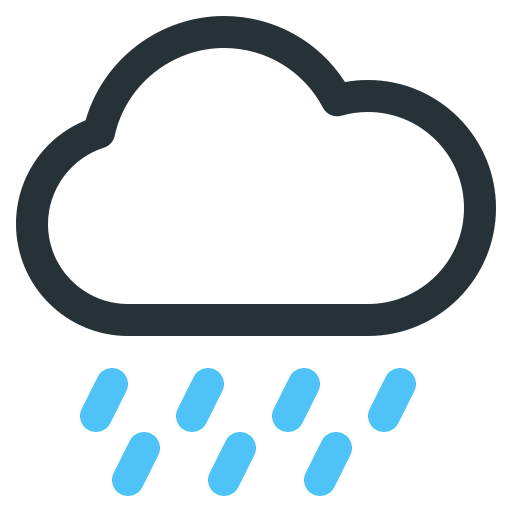 lluvia pesada icono gratis