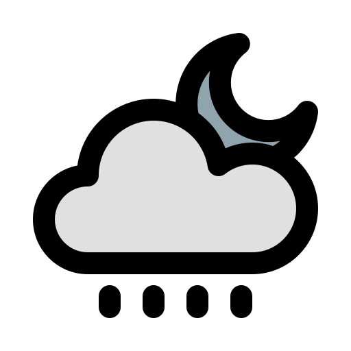 Rainy Generic Outline Color icon