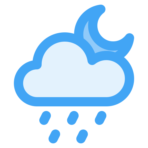 lluvia pesada icono gratis