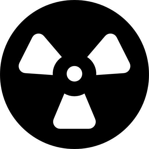 Radiation Basic Rounded Filled icon