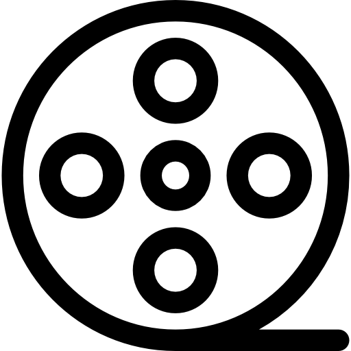 tira de película icono gratis