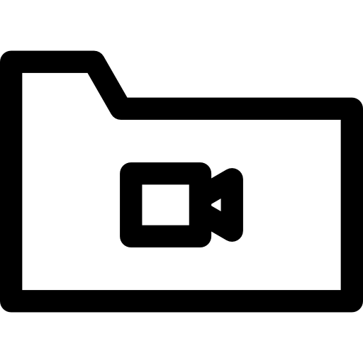 camara de video icono gratis