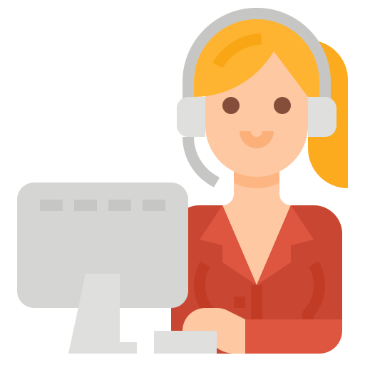 service client Icône gratuit