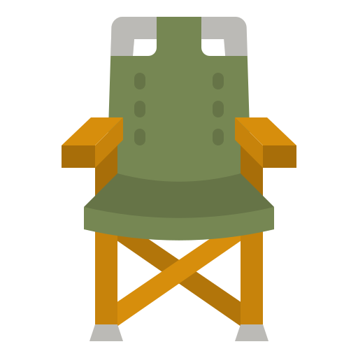 chaise de camping Icône gratuit chaise de camping Icône gratuit