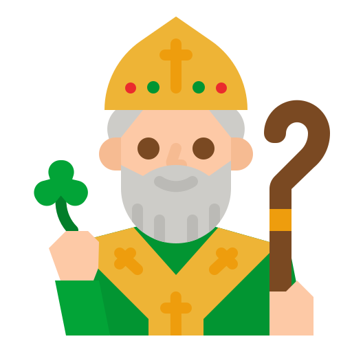 Saint Patrick free icon