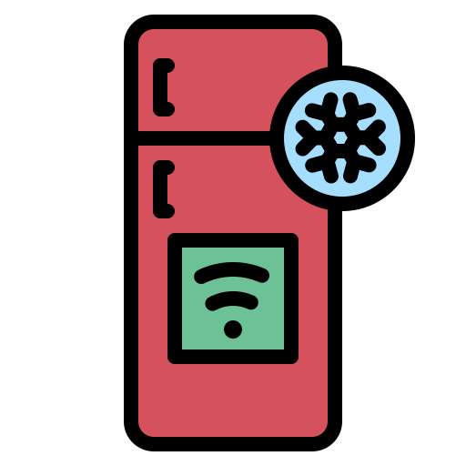 Smart fridge free icon Smart fridge free icon