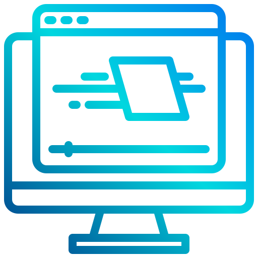 Motion graphic xnimrodx Lineal Gradient icon