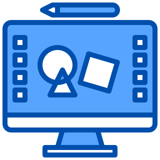 computer graphic design icon