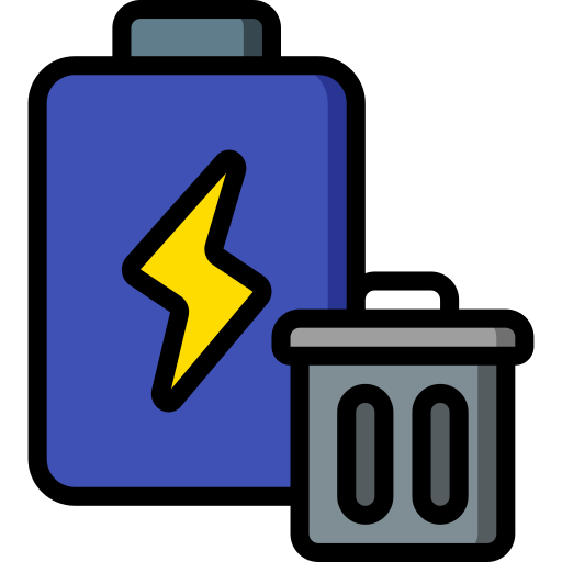 Battery free icon Battery free icon