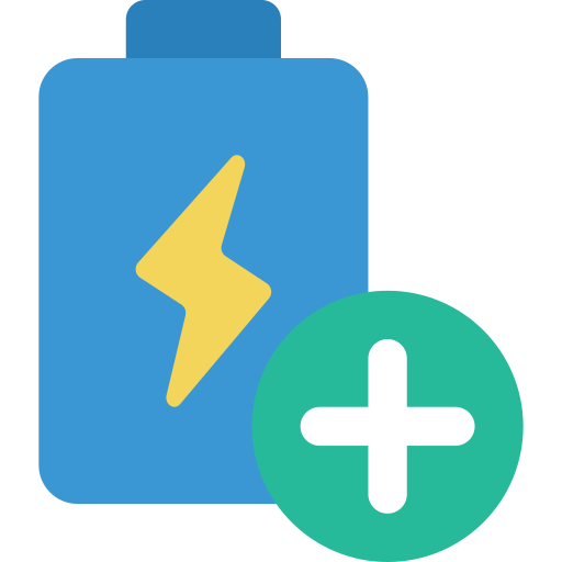 Battery Basic Miscellany Flat icon