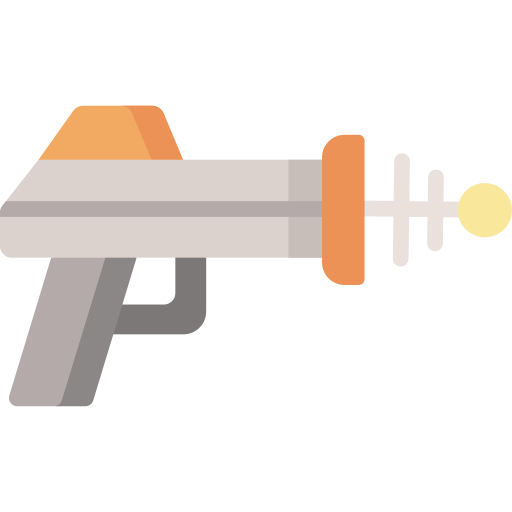 pistola laser icono gratis