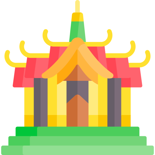 templo de esmeralda icono gratis