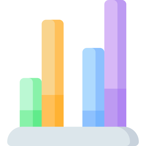 gráfico de barras icono gratis