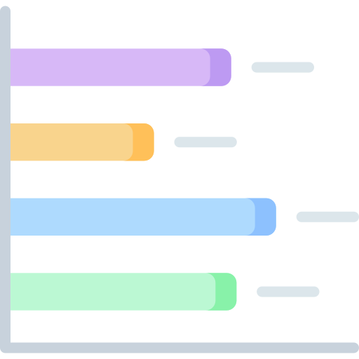 gráfico de barras icono gratis