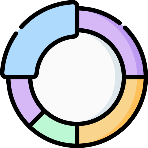 gráfico circular icono gratis