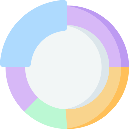 gráfico circular icono gratis