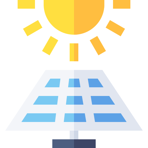 panel solar icono gratis