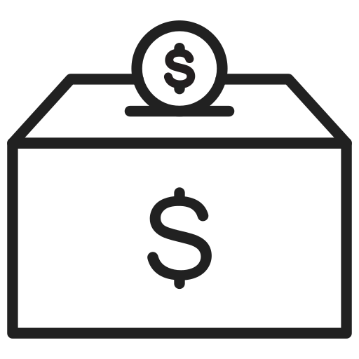 Funding Generic Detailed Outline icon