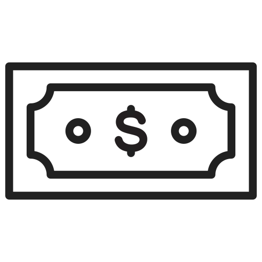 Dollar Generic Detailed Outline icon