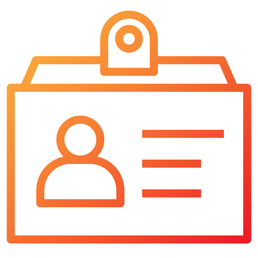 tarjeta de identificación icono gratis