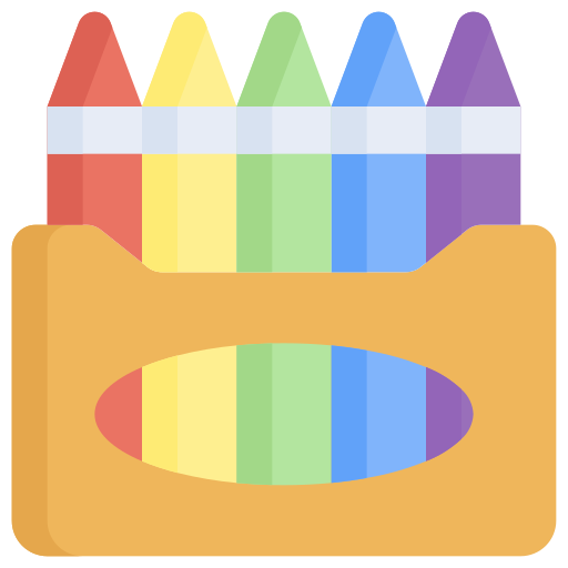 lápices de color icono gratis