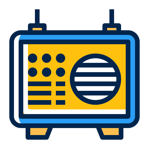 Vintage radio free icon Vintage radio free icon
