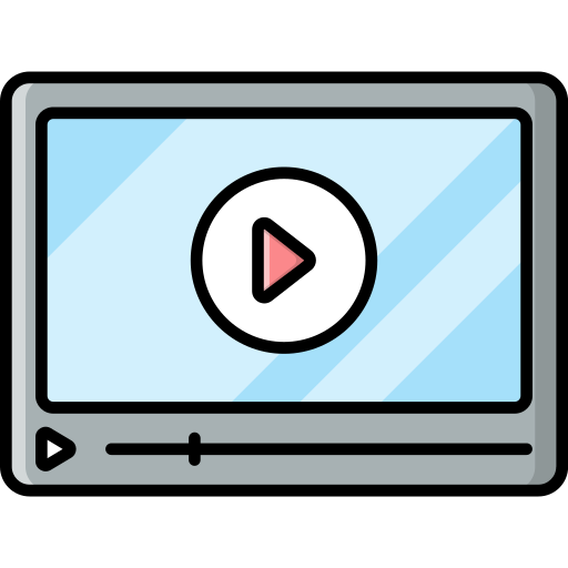 reproductor de video icono gratis