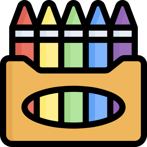 lápices de color icono gratis