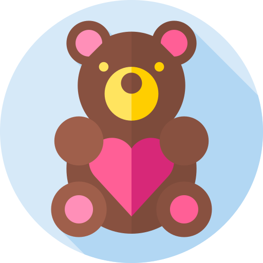 oso de peluche icono gratis