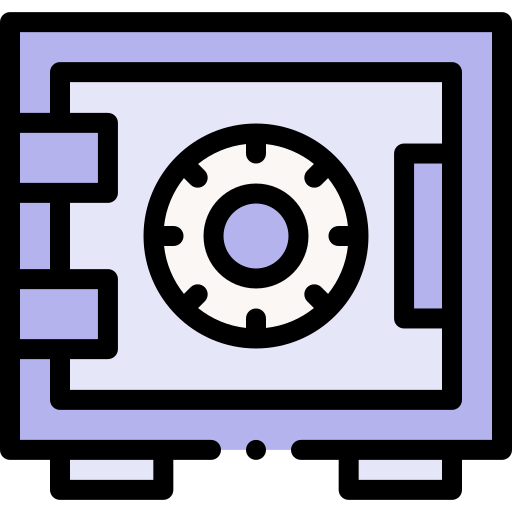 caja de seguridad icono gratis