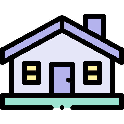 Home Detailed Rounded Lineal color icon