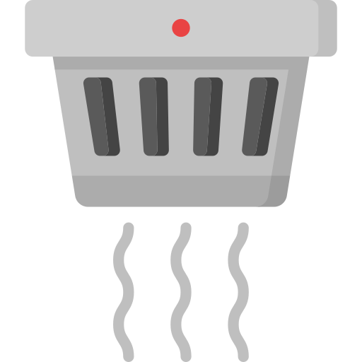detector de humo icono gratis