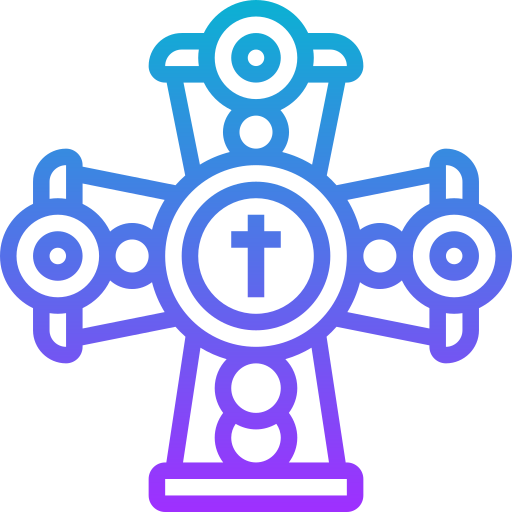 Byzantine cross free icon Byzantine cross free icon