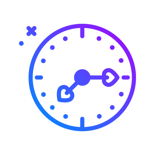 Clock Generic Gradient icon