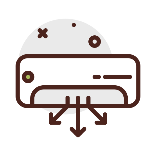 aire acondicionado icono gratis