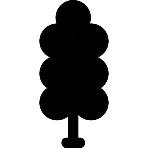 tall tree clipart black and white free