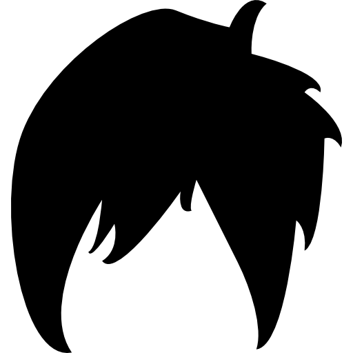 Foto de PNG de cabelo emo