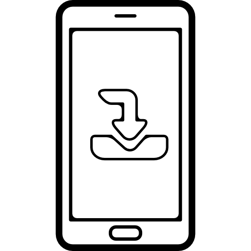 descargar al teléfono icono gratis