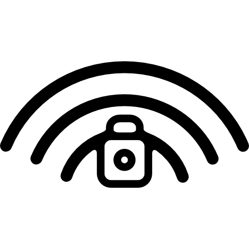 símbolo protegido wifi icono gratis