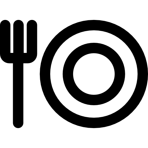 Dish Basic Rounded Lineal icon