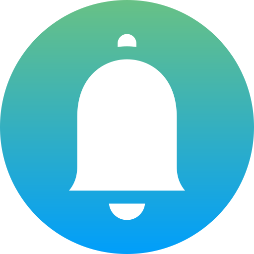 Bell Generic Flat Gradient icon