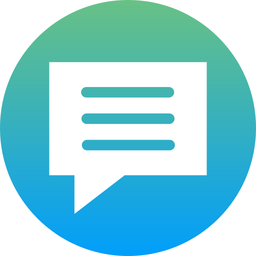 Chat Generic Flat Gradient icon