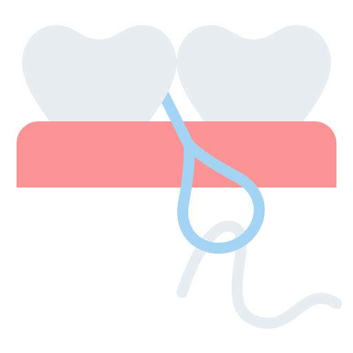 Dental floss Iconixar Flat icon